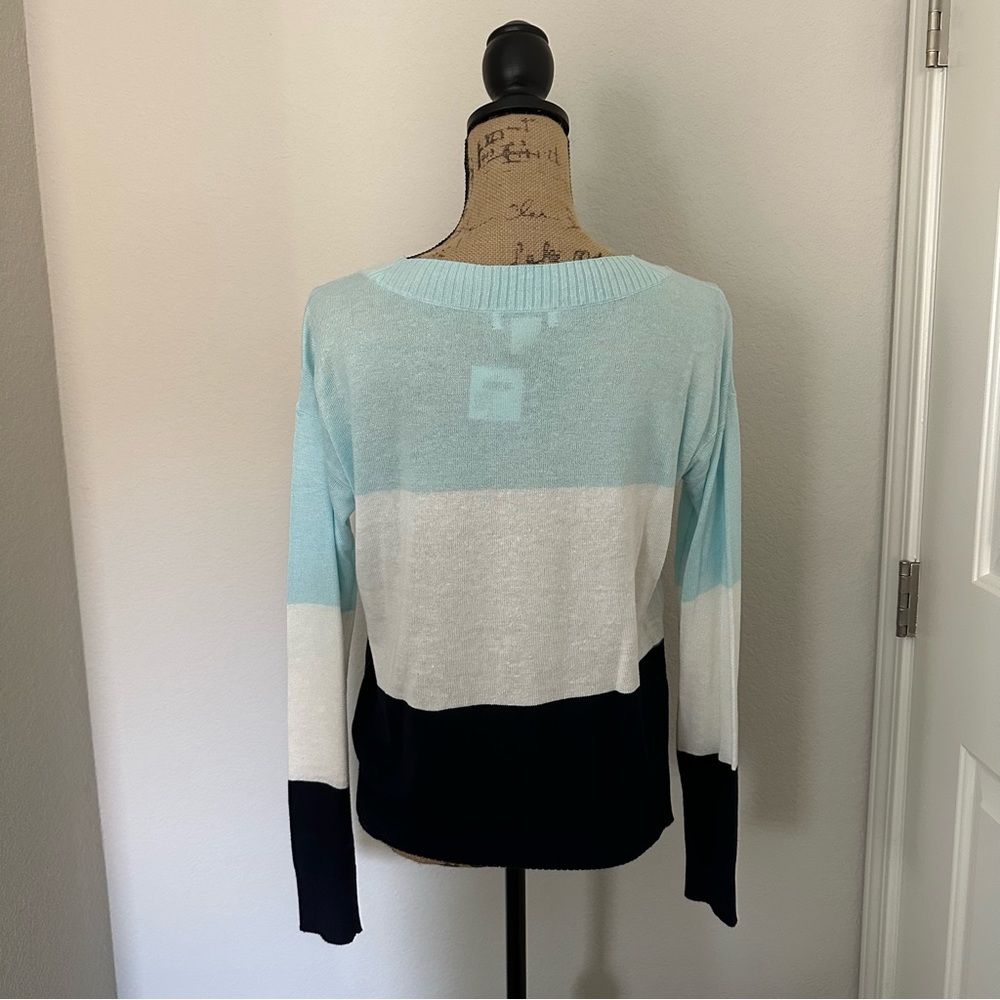 Club Monaco Striped Linen Boatneck - Picture 4 of 10